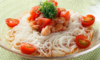 さっぱりトマトそうめん