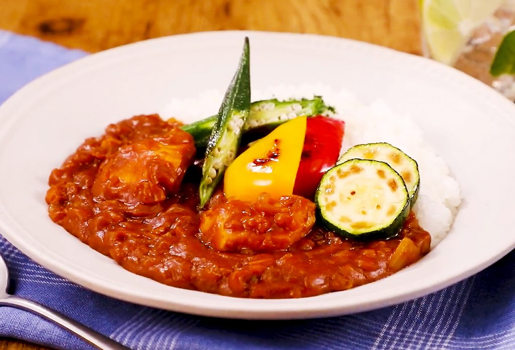 サムネイル:｟動画｠夏野菜のチキンカレー
