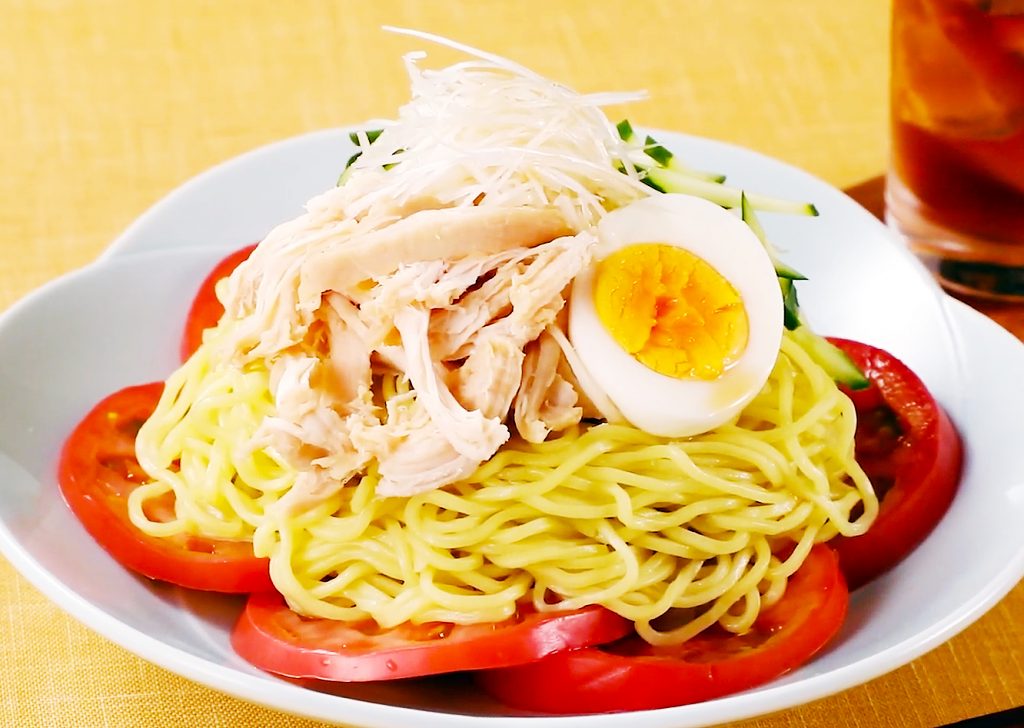 サムネイル:｟動画｠サラダチキンたまり醤油の和風和え麺