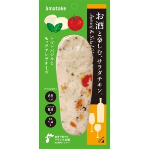 商品画像:お酒と楽しむサラダチキン トマトバジルとモッツアレラチーズ