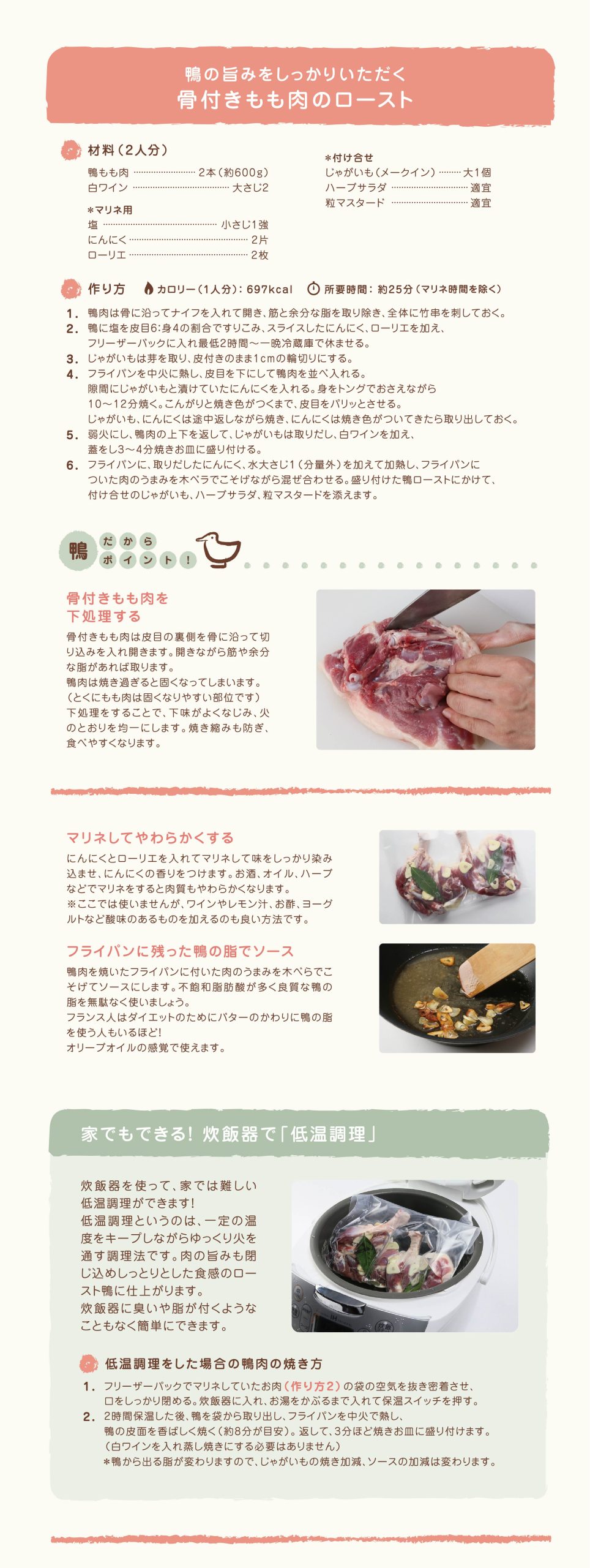 鴨ローストのレシピ