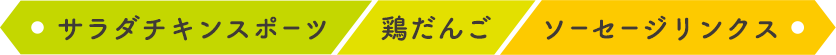 サラダチキンスポーツ 鶏だんご ソーセージリンクス